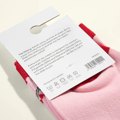 Kosi Bamboo Socks The Cherry