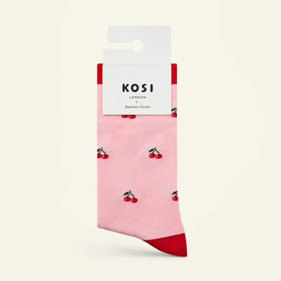 Kosi Bamboo Socks The Cherry