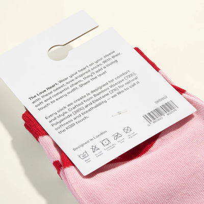 Kosi Bamboo Socks The Love Heart