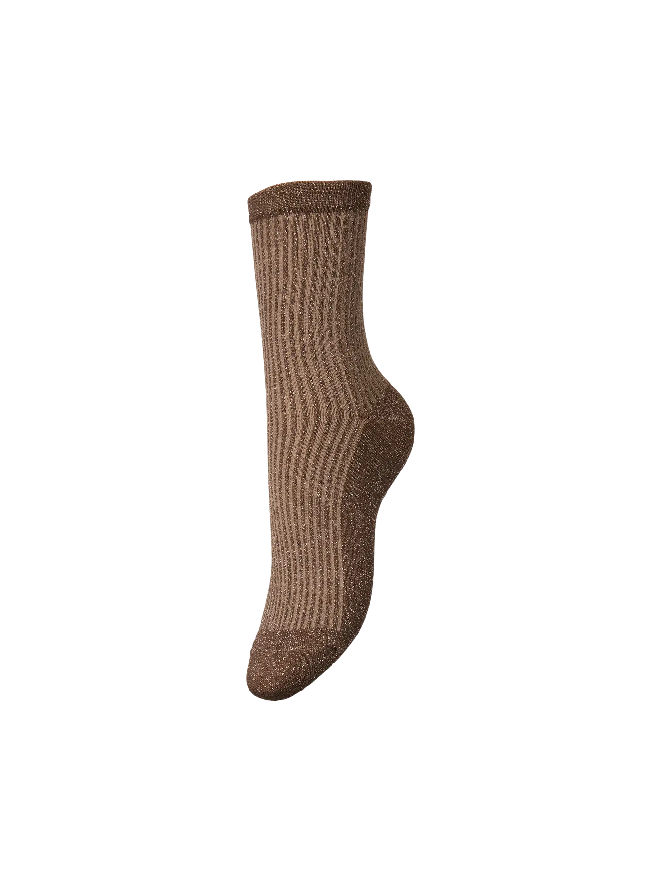 PcSebby Glitter Socks Castor Gray Stripes