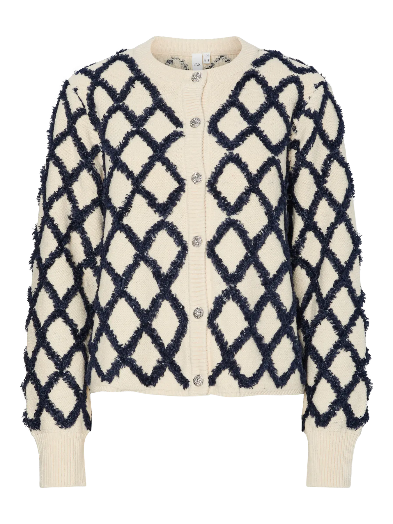 YasZigly Cardigan Birch/Navy