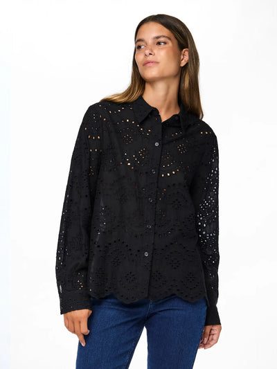 PcVilde LS Shirt Black