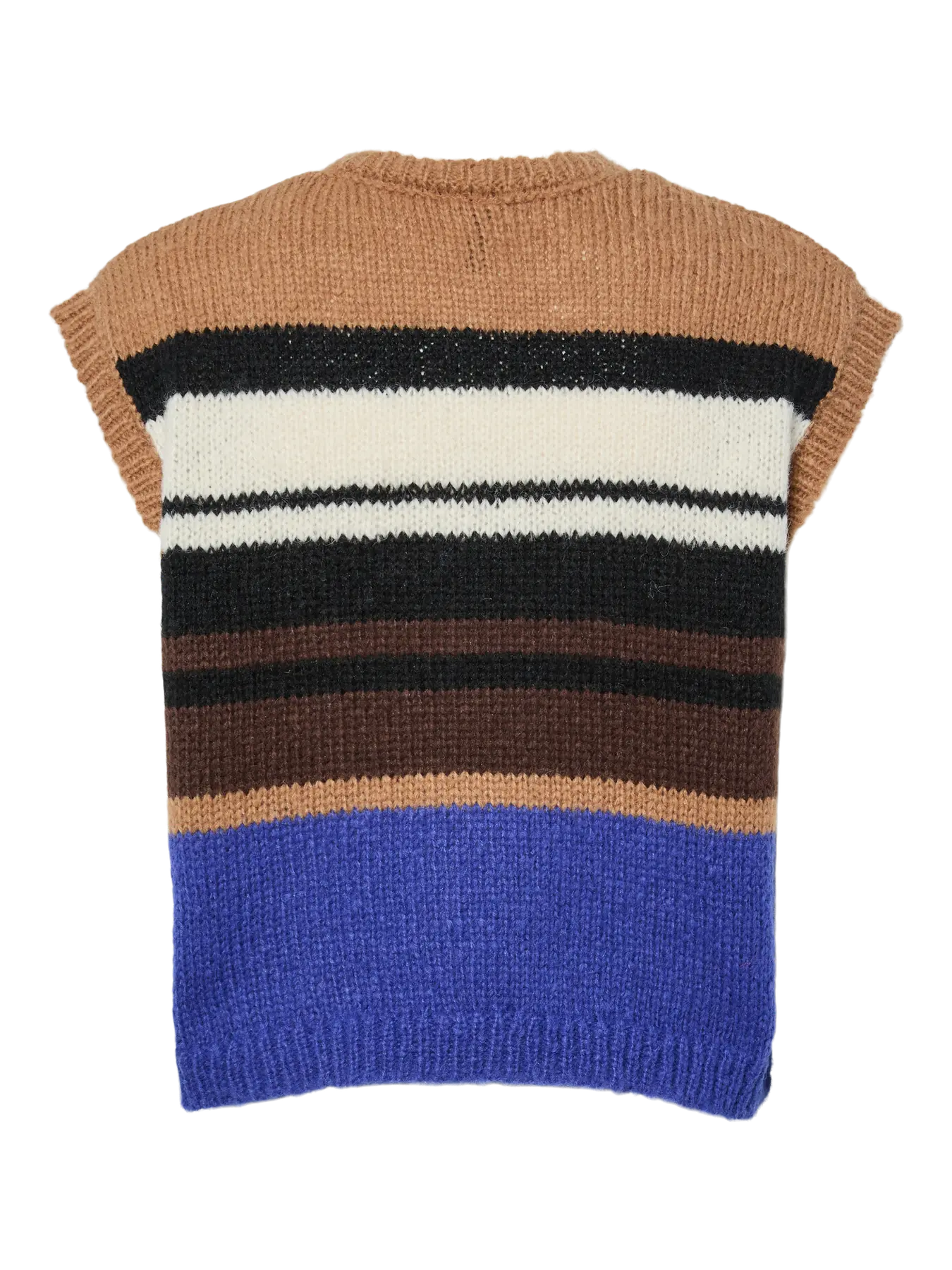 PcJida Knit Gillet Hot Fudge/Bluing