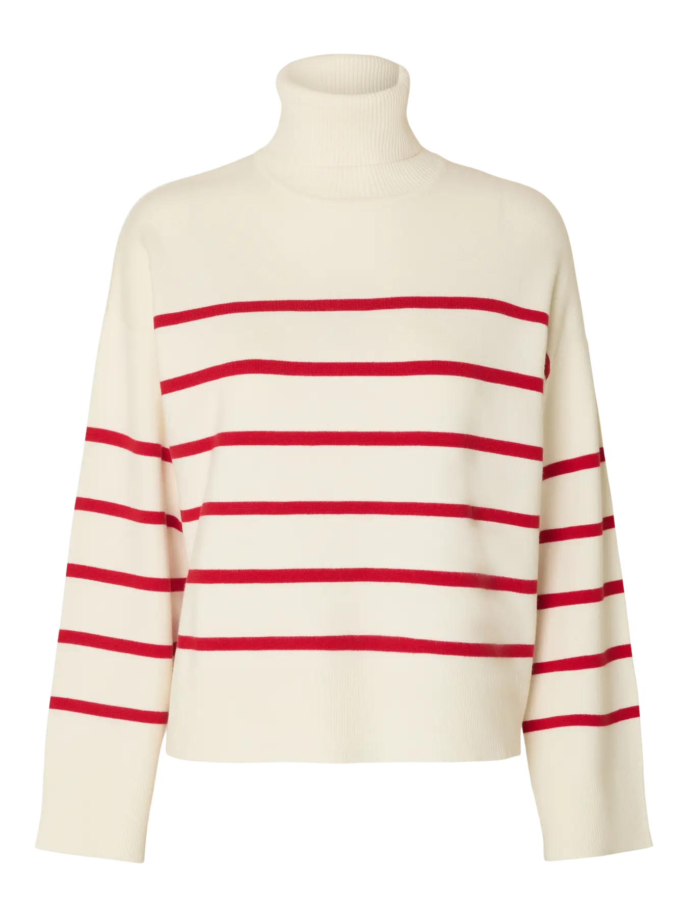 SlfKamma LS Knit Birch/ Red