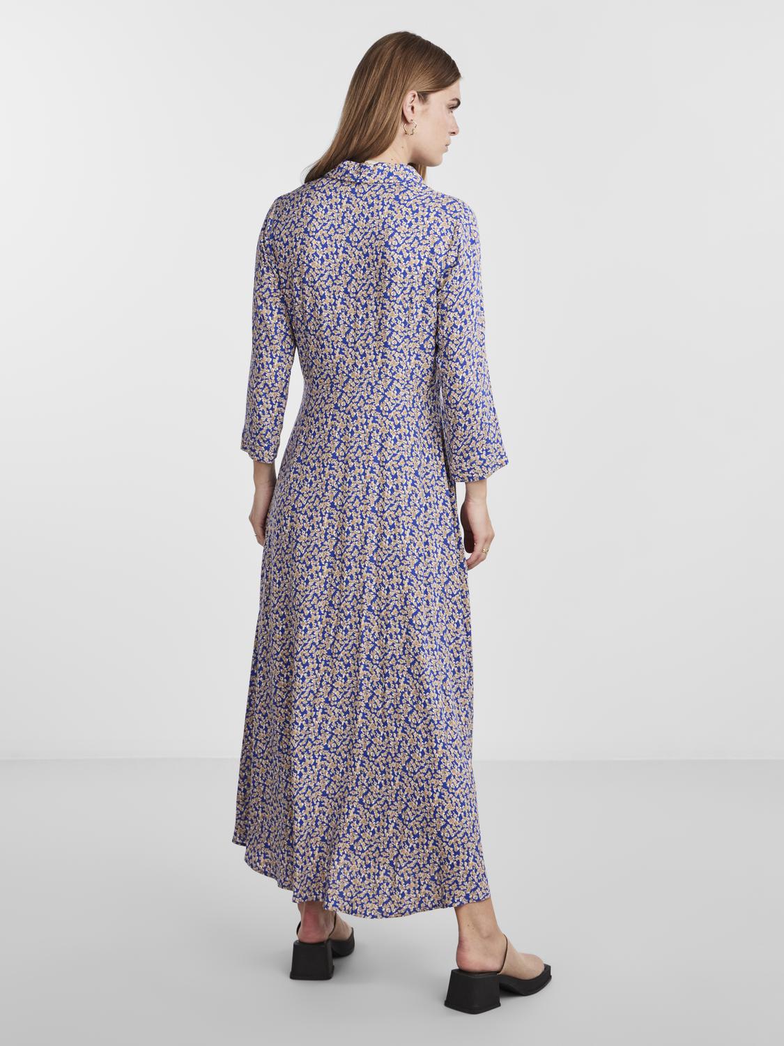 YasSavanna Shirt Dress Ditsy Flower Blue