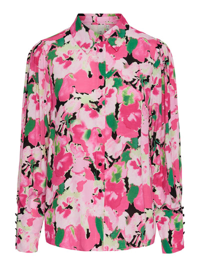 Y.A.S Pink Floral Shirt