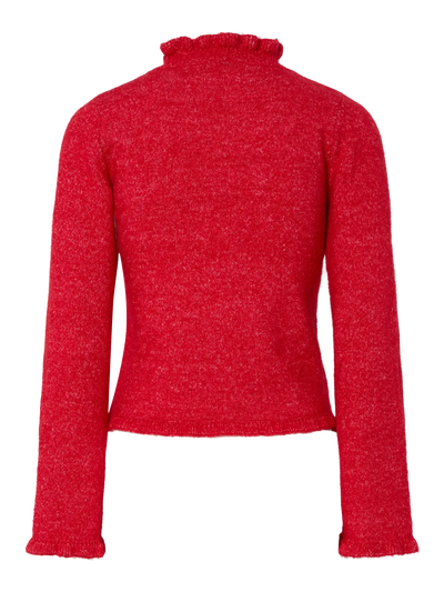 PcJasmijn High Neck Knit Goji Berry