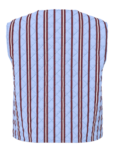 PcSaria Quilt Vest Baby Lavender Stripes