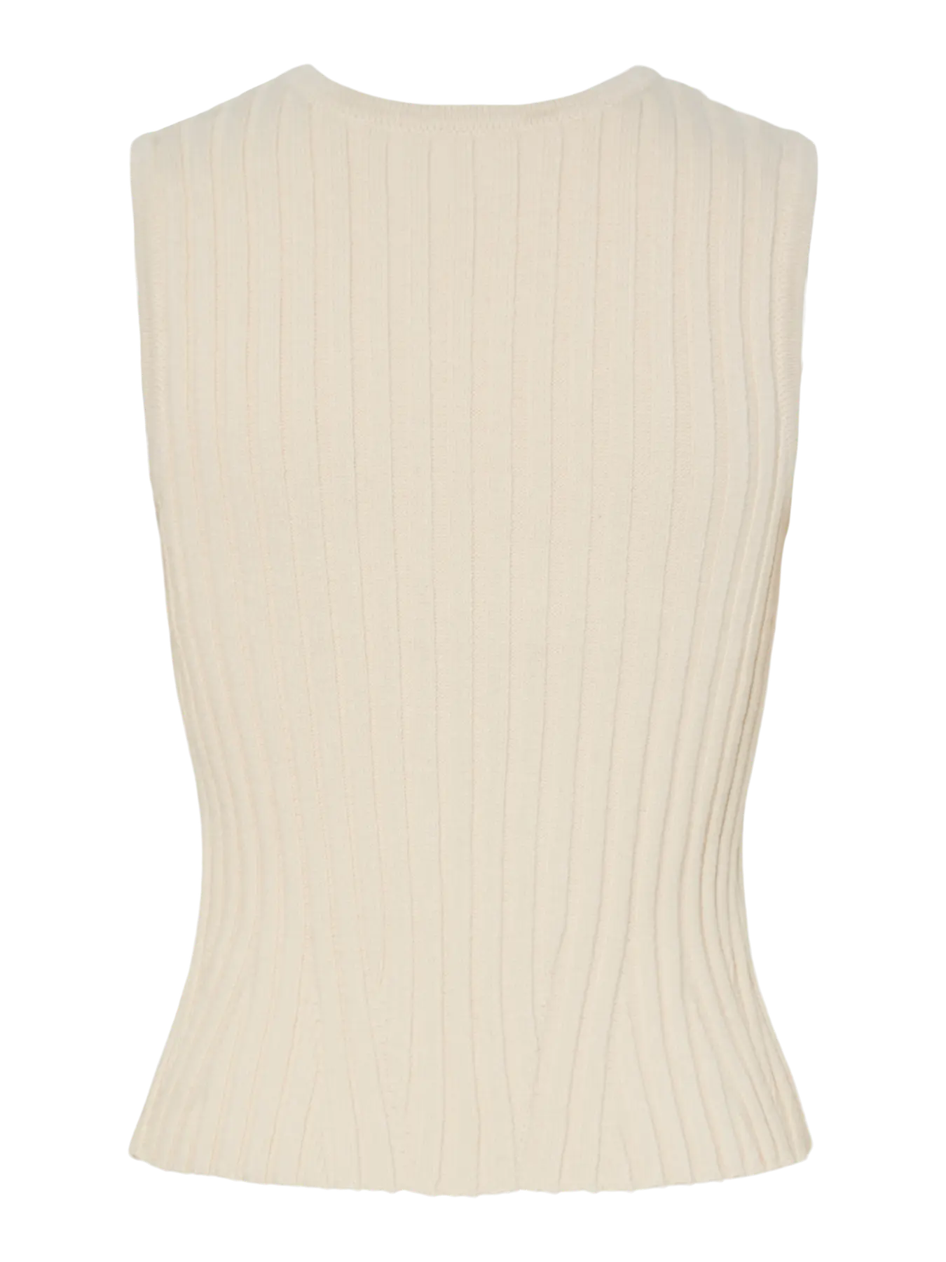 PcJoylynn Tie Knit Top Birch