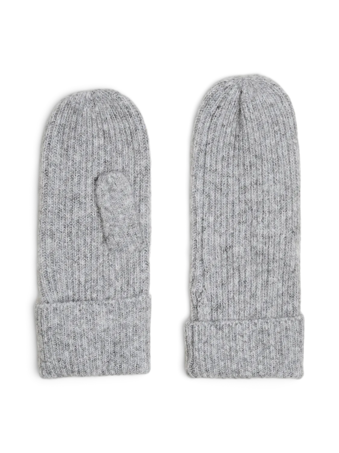 PcMoella Cashmere Mix Mittens Grey