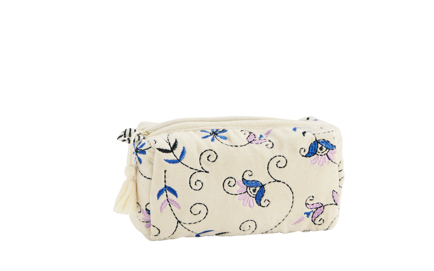 Velvet Washbag Small Creme