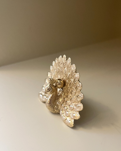 Brass Peacock Incense Stick Holder Burner