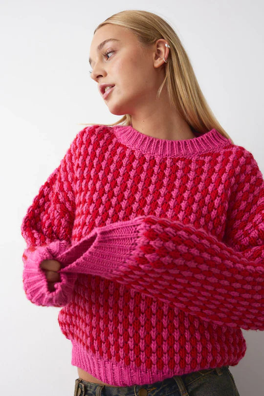 Gio Knit Red/Pink