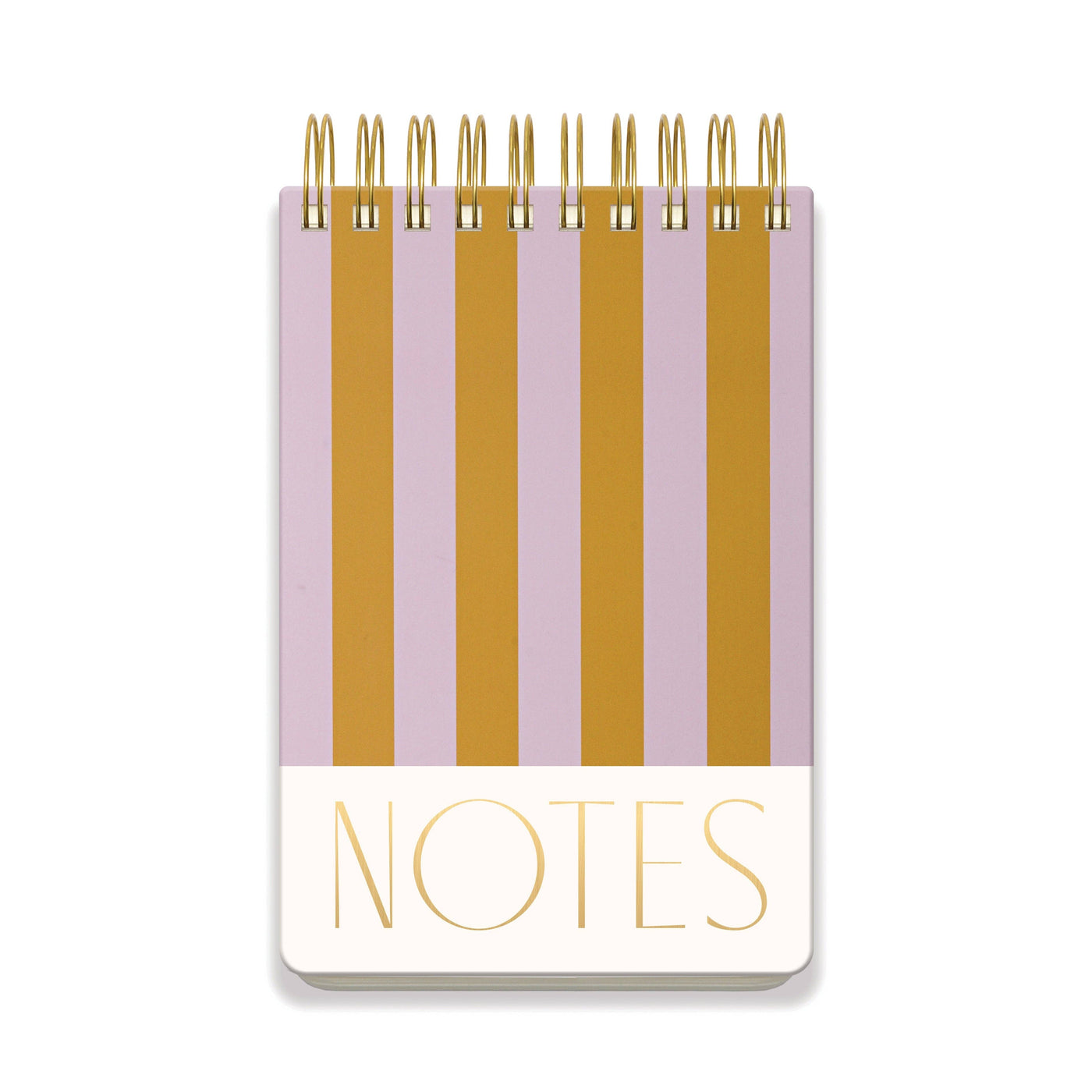 Designworks Ink Large Chunky Notepad - Lilac + Ochre Stripes