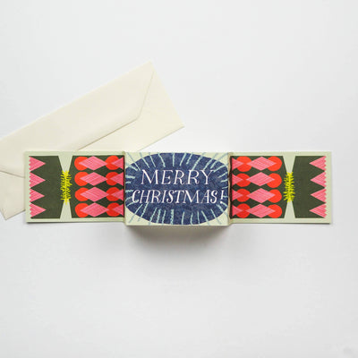 Christmas Cracker Diamond Pull-Out Card