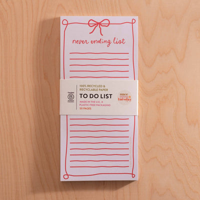 To Do List Pad | Never Ending