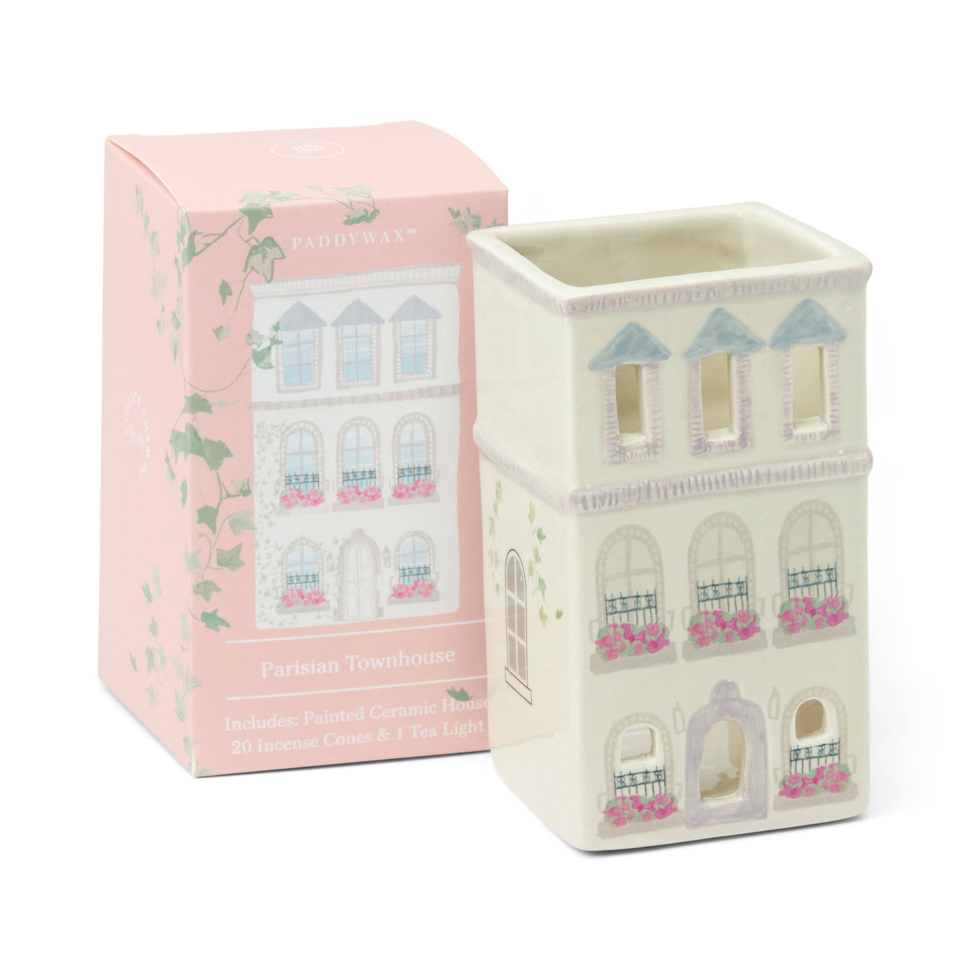 No. 09 Parisian Townhouse Style Incense & Tea Light Holder
