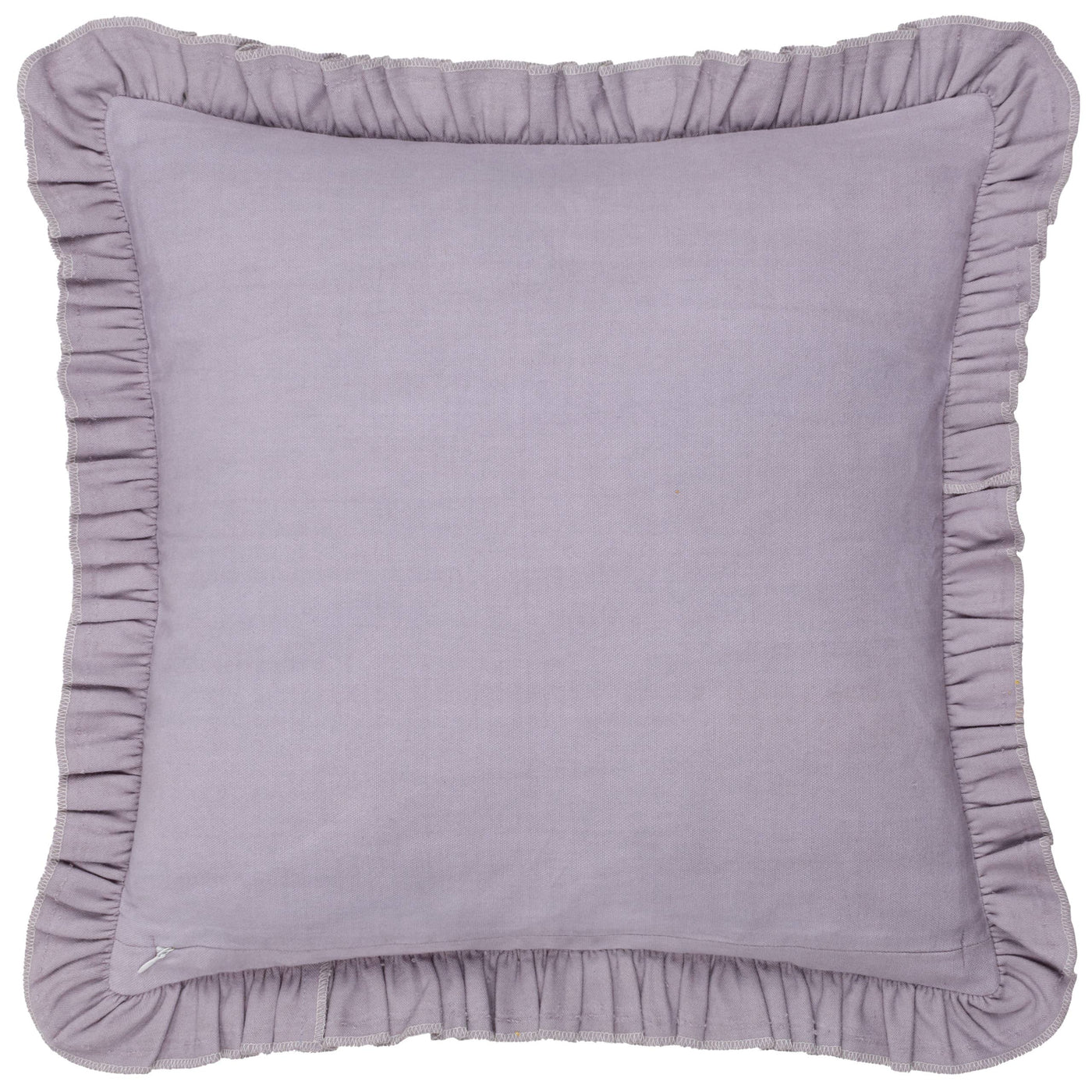 Hettie Embroidered Velvet Cushion Lilac: Lilac  45 x 45cm