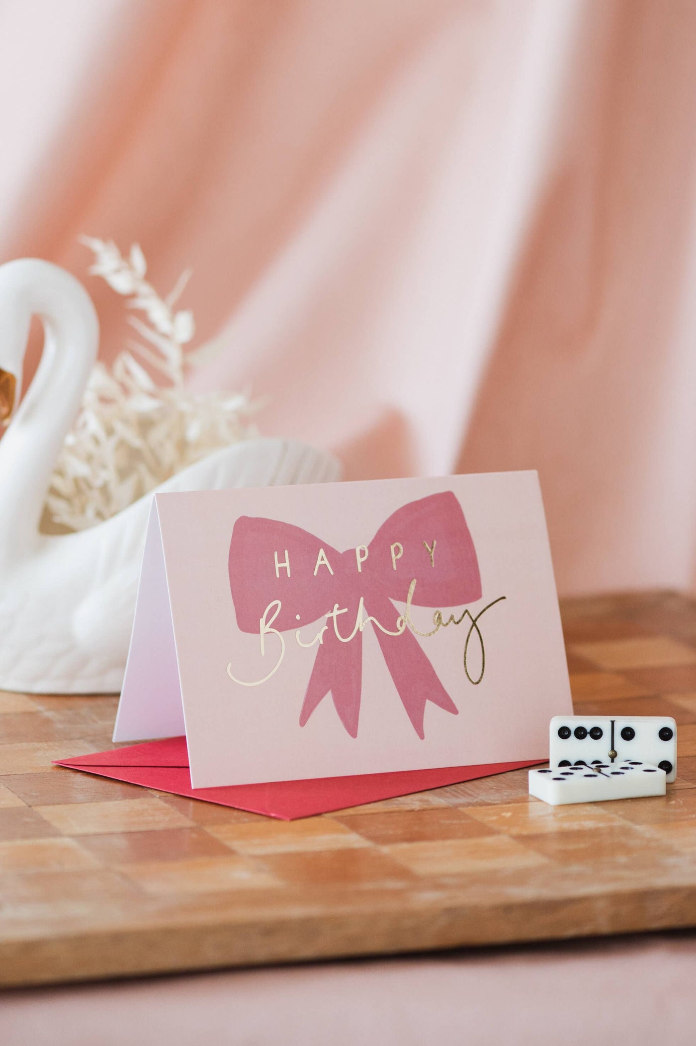 'Happy Birthday' Bow Card