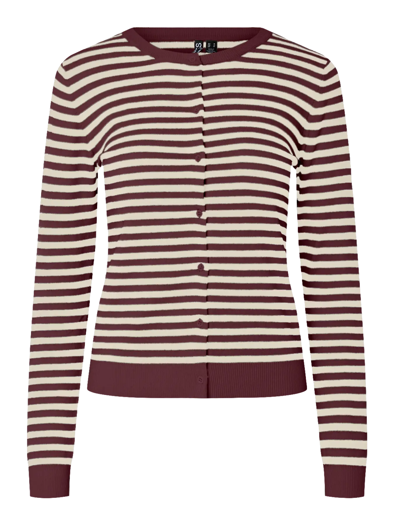 PcNora Ls Cardigan Tawny port/ Birch