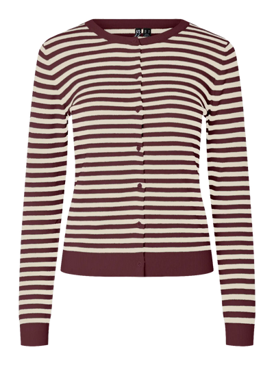 PcNora Ls Cardigan Tawny port/ Birch