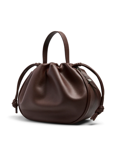 PcBalloon Bag Chicory Coffee Silver