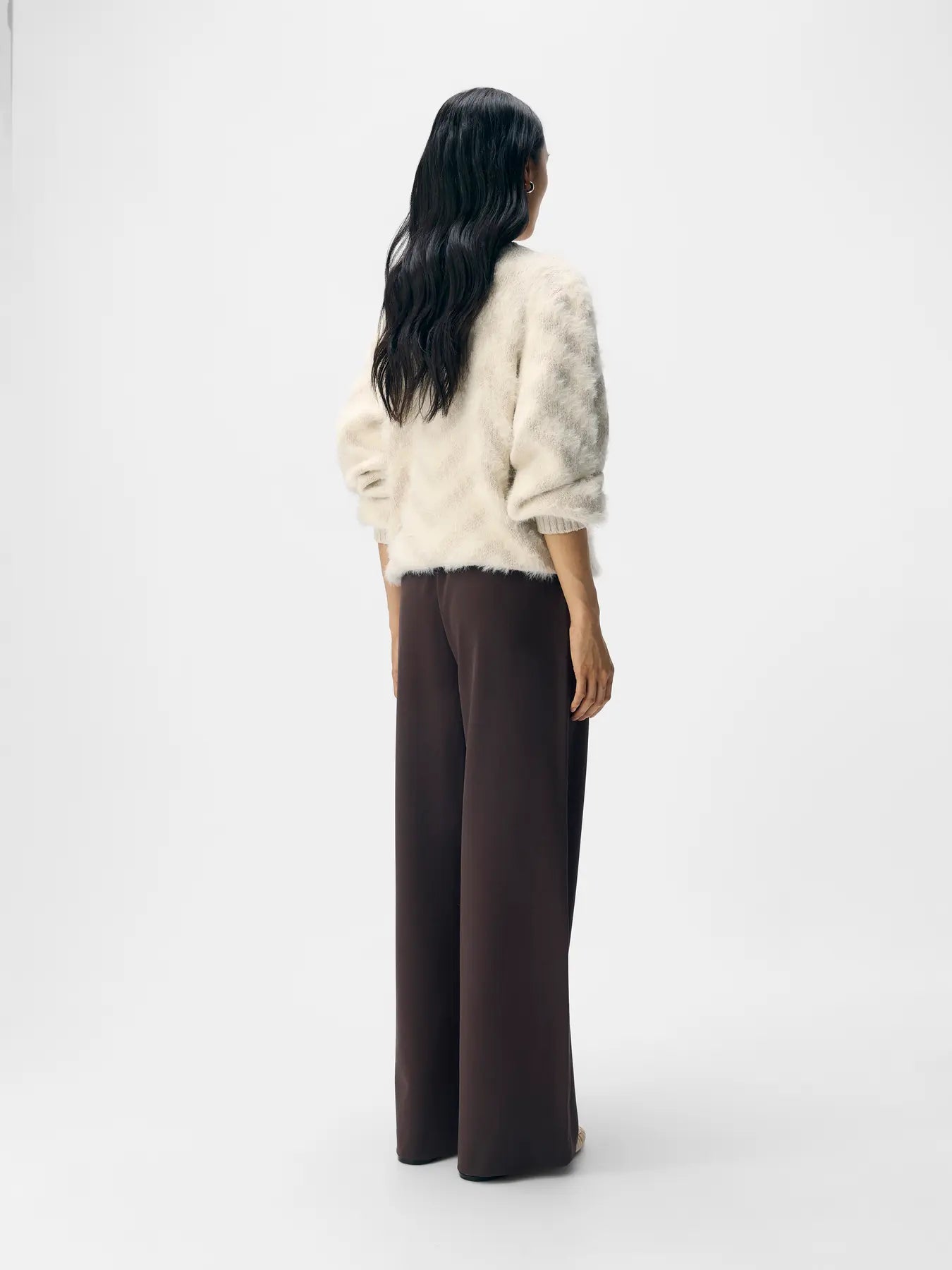 ObjLisa Trousers Seal Brown