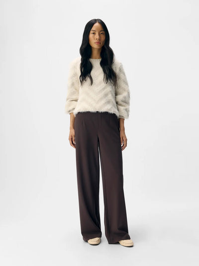 ObjLisa Trousers Seal Brown
