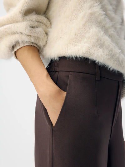 ObjLisa Trousers Seal Brown