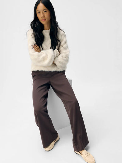 ObjLisa Trousers Seal Brown
