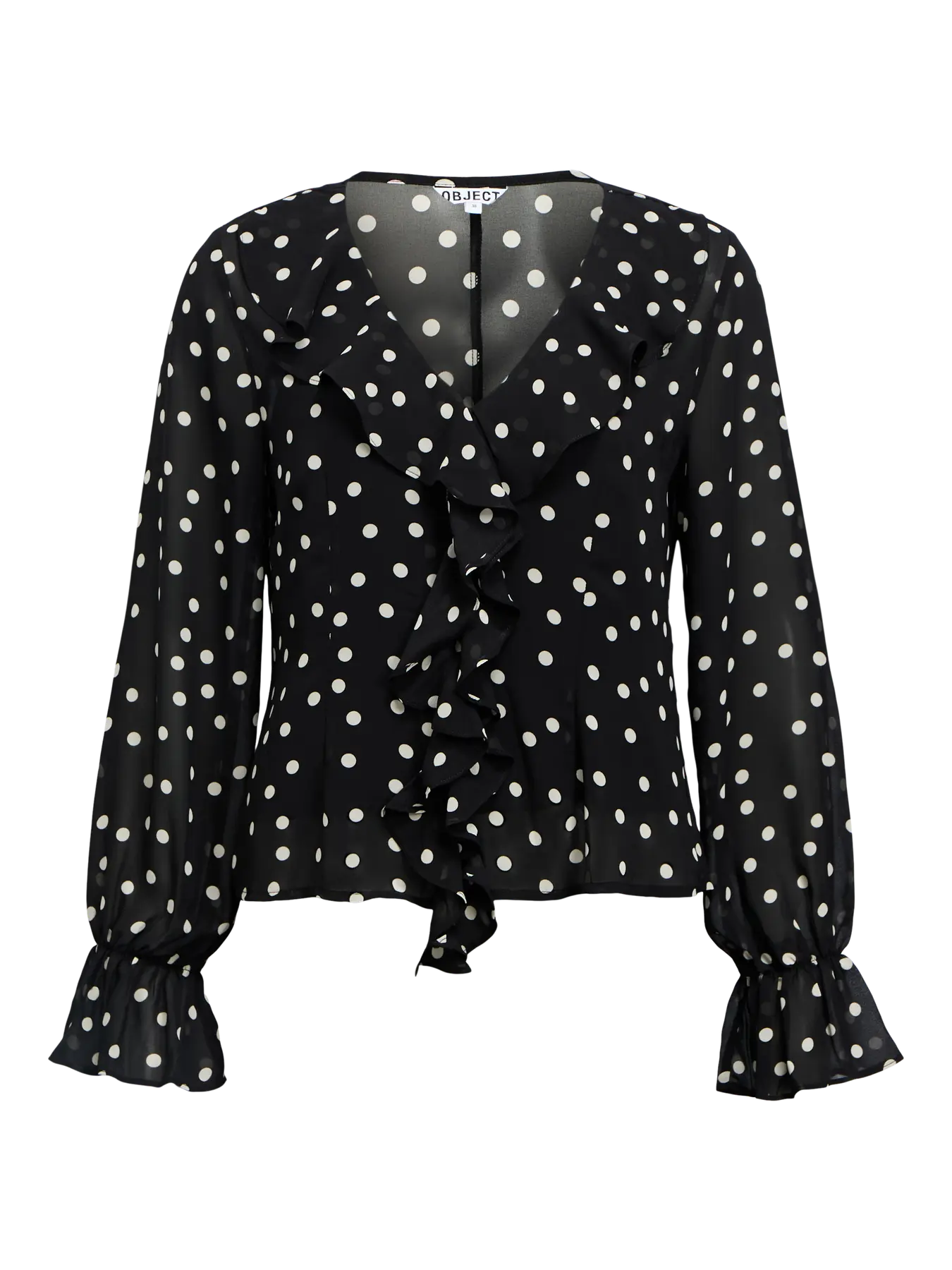 ObjGina Top Black Dots