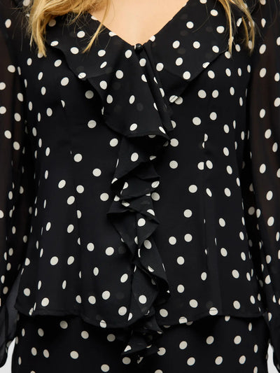 ObjGina Top Black Dots