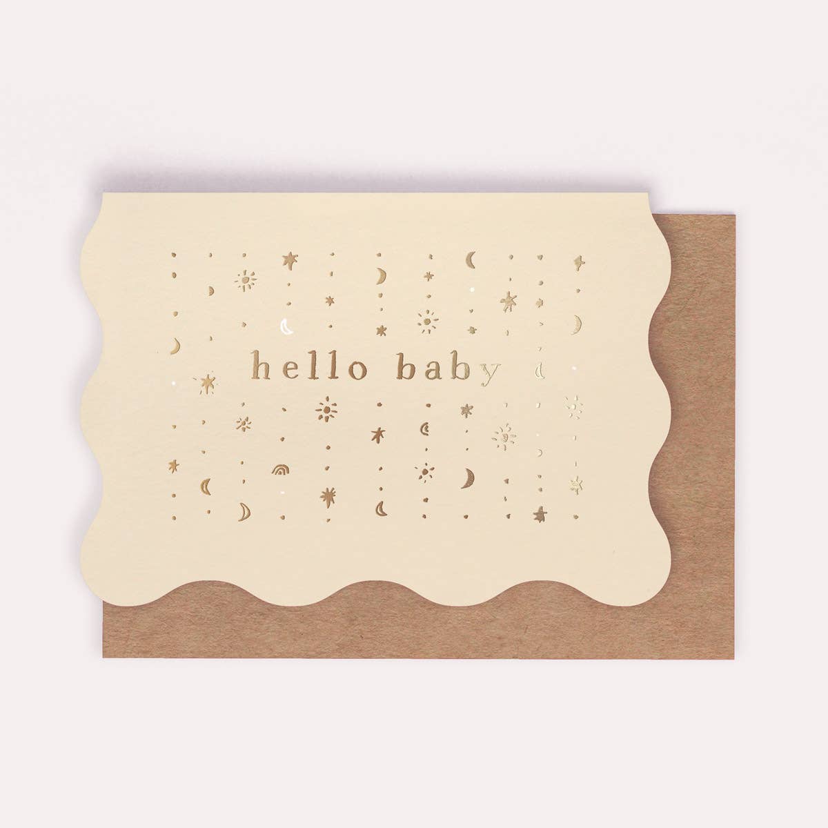 Stars Hello Baby Card | New Baby Card | Gender Neutral Card