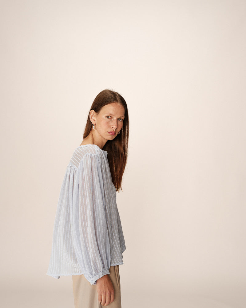 Poesie Blouse Blue