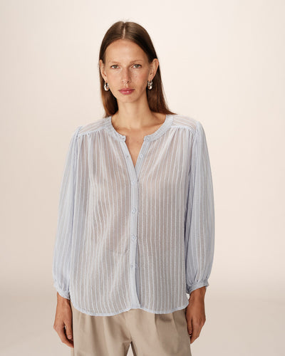 Poesie Blouse Blue