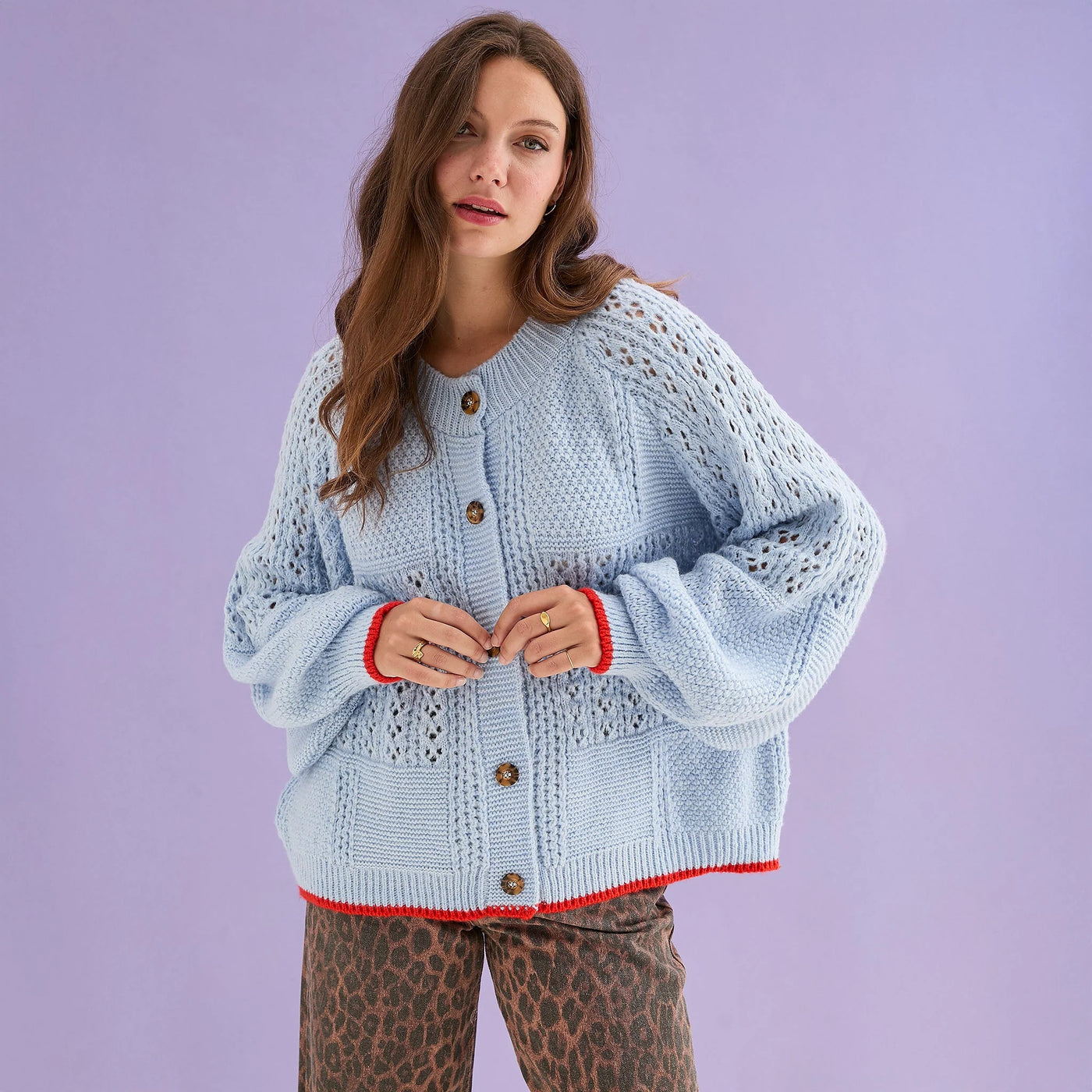 Brigit Cardigan Blue