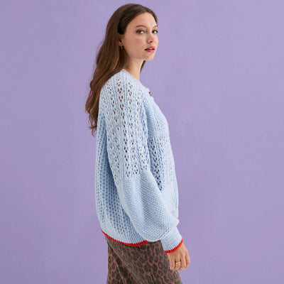 Brigit Cardigan Blue