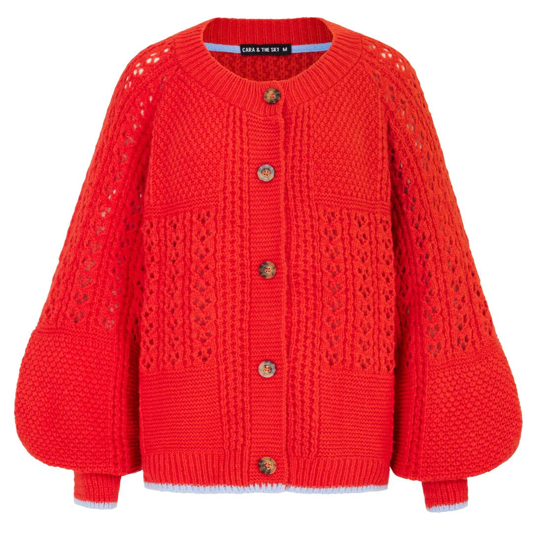 Brigit Cardigan Orange