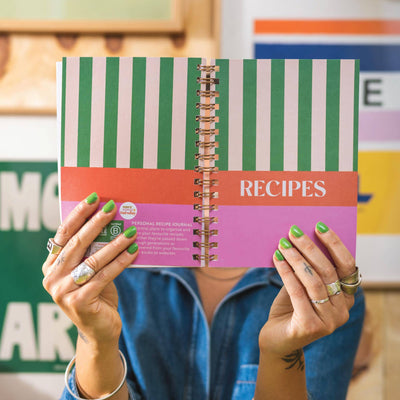 Recipe Book Journal A5 | Cabana Stripe