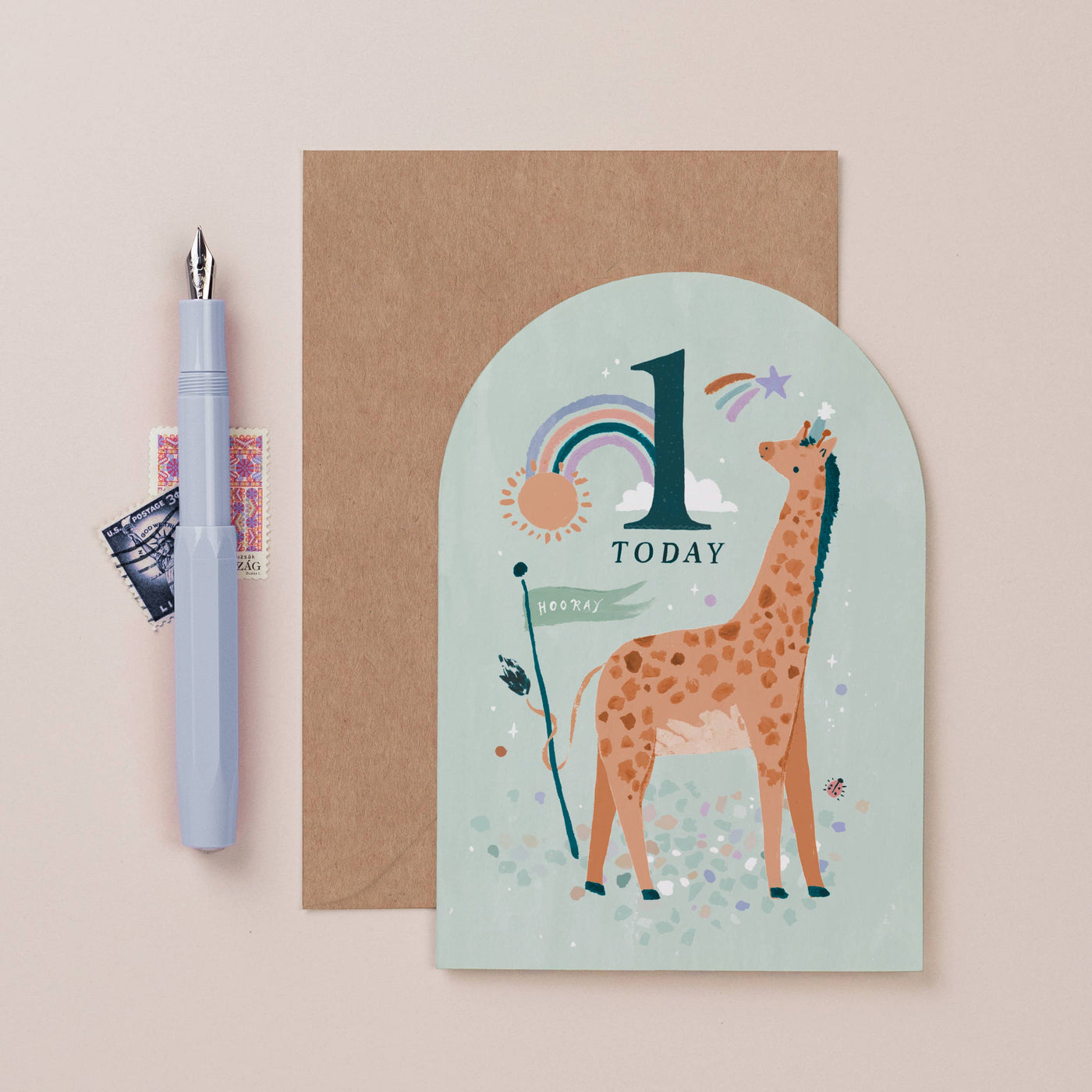 Age 1 Birthday Card | Milestone Age Cards | Baby Cards
