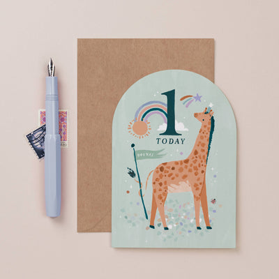 Age 1 Birthday Card | Milestone Age Cards | Baby Cards