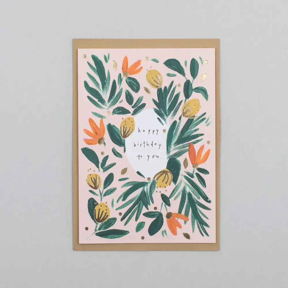 HAPPY BIRTHDAY TO YOU CARD
