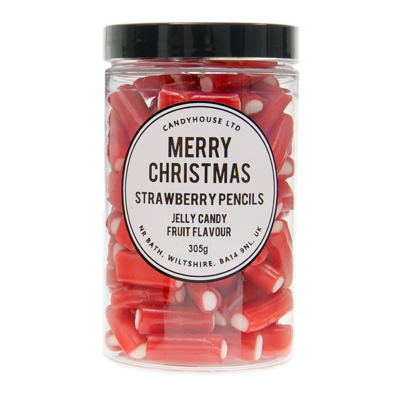 Merry Christmas - Strawberry Pencils