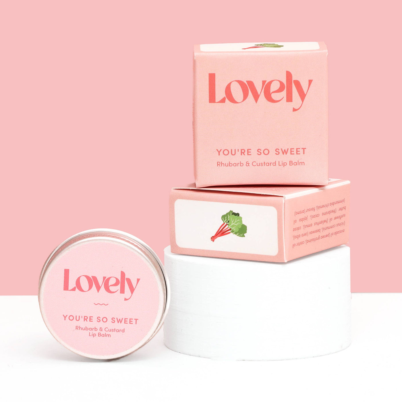 Lip Balm - You're So Sweet - Rhubarb & Custard