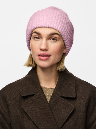 PcBera Alpaca Blend Knit Hat Pink