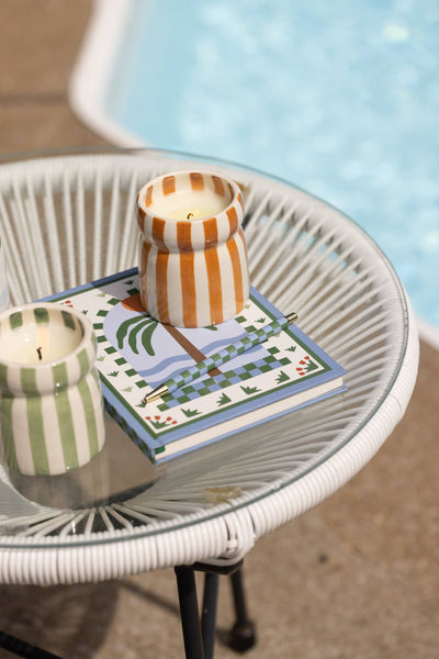Paddywax Cabana Rust Ceramic Candle - Sienna Sunset
