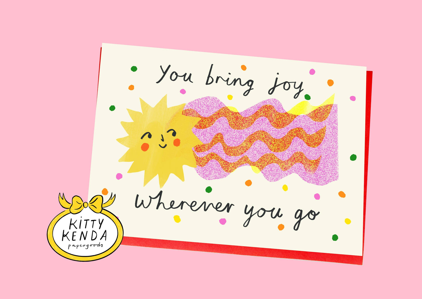 You Bring Joy Star Greeting Card
