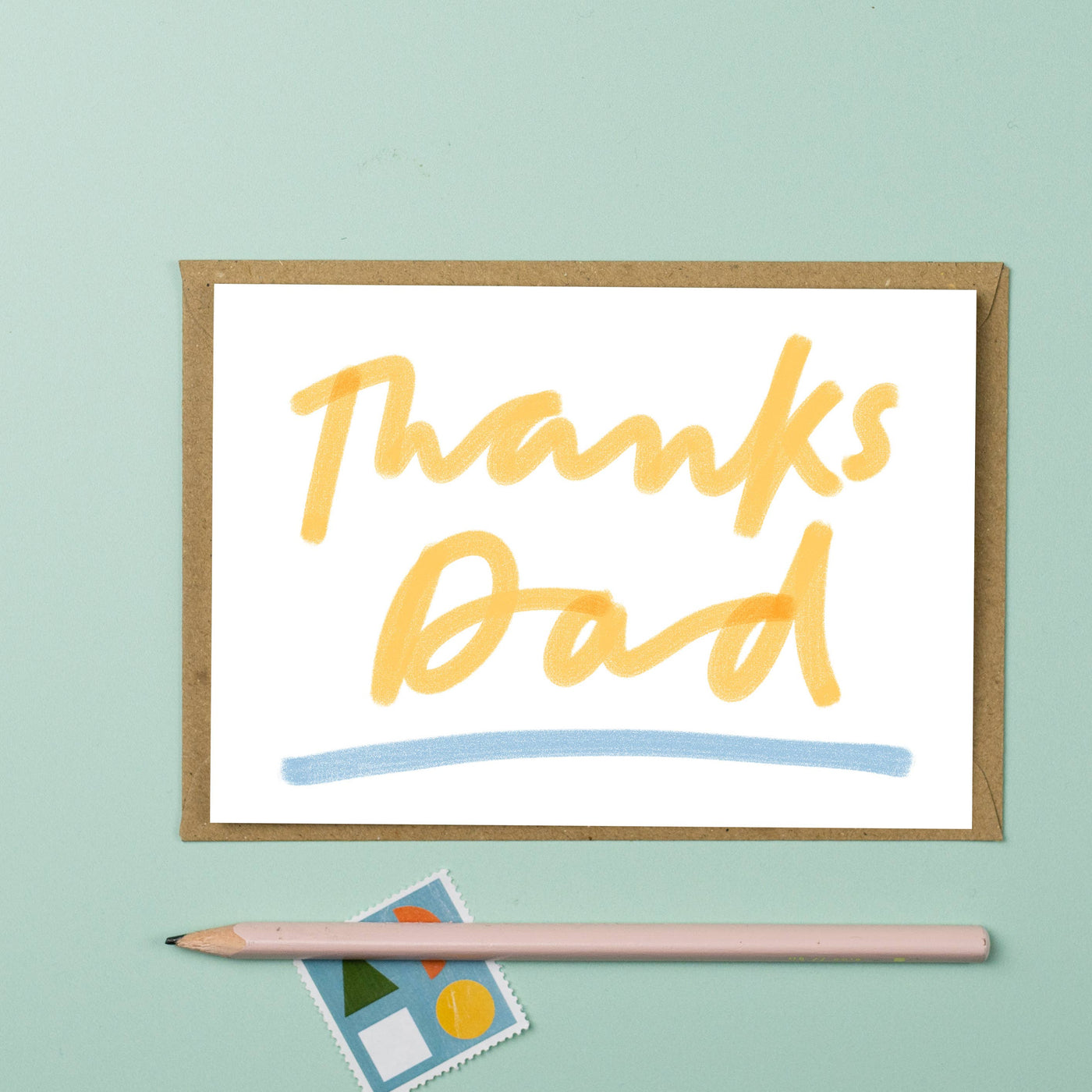 Thanks Dad Father's day card