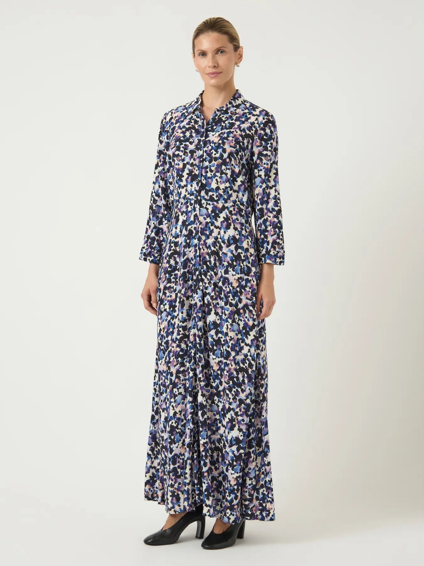 YasSavanna Shirt Dress Pristine Multi Tortoise
