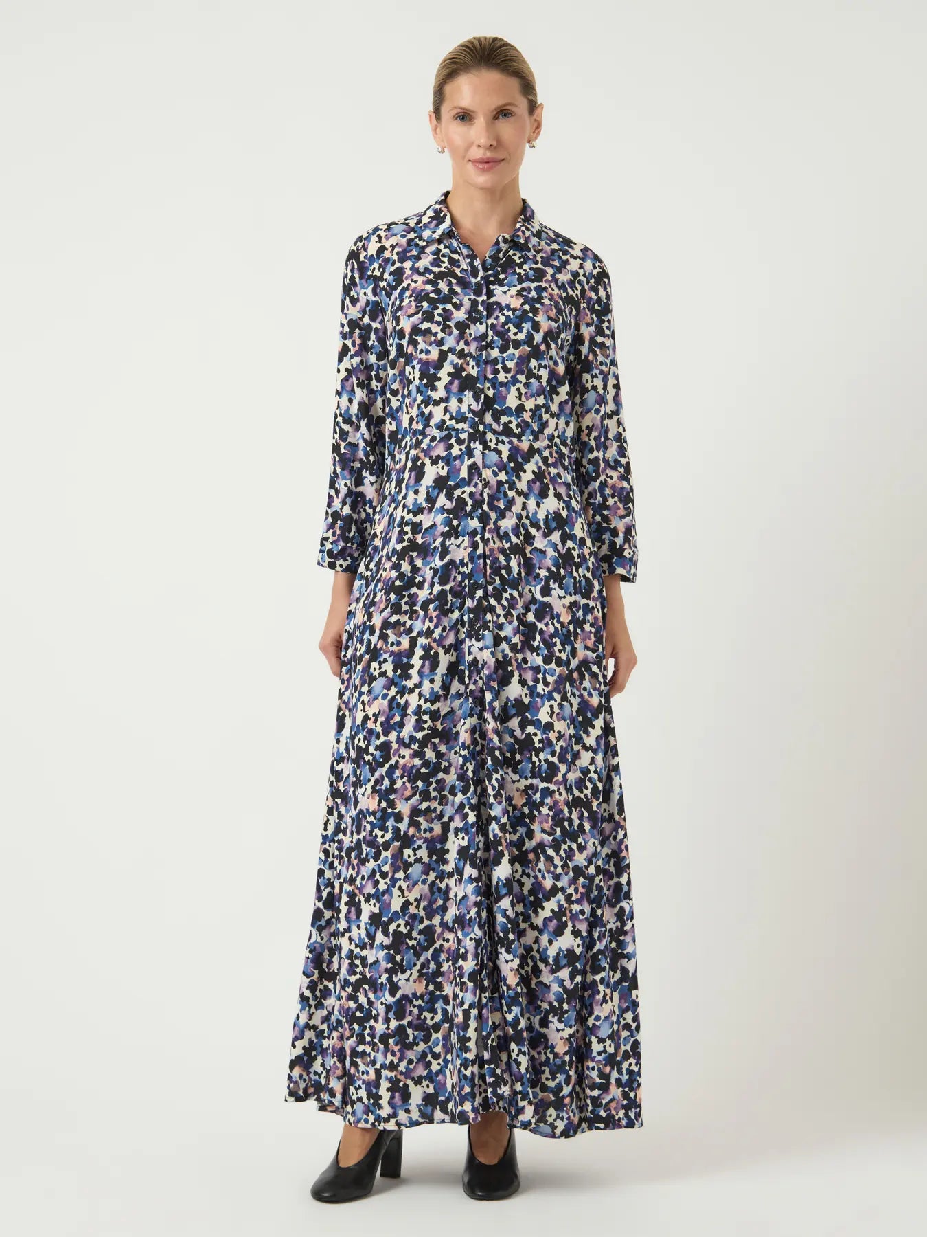 YasSavanna Shirt Dress Pristine Multi Tortoise